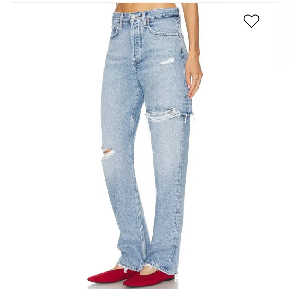 NWT AGOLDE Amryn Boyfriend Jeans in Release. Size 27. - Picture 16 of 16